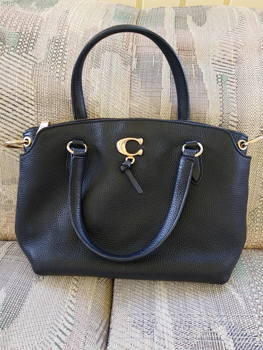 Coach Black Remi Satchel Crossbody